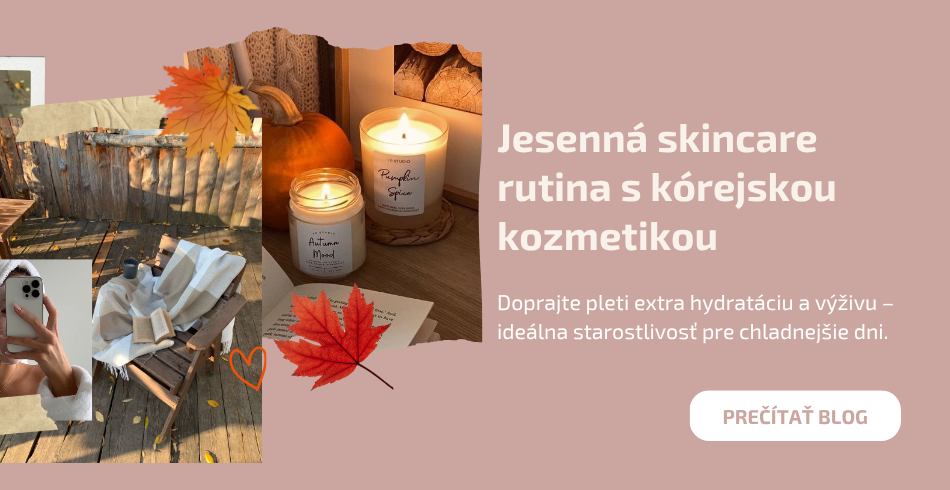 Jesenná skincare rutina (SK blog photo)